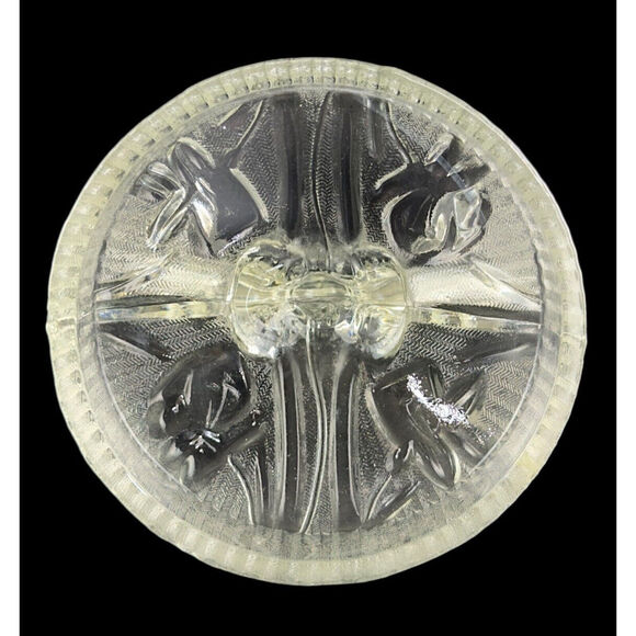 Vintage Art Deco Glass Double Candle Holders Shell Fan Design 2 Candlesticks - Picture 13 of 16